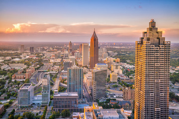 Skyline of Atlanta city - obrazy, fototapety, plakaty