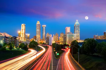 Rolgordijnen Skyline of Atlanta city © f11photo