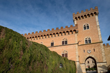Fototapeta premium Bolgheri, Leghorn, Tuscany - The small village and medieval architecture, Italy