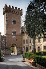 Bolgheri, Leghorn, Tuscany - The small village and medieval architecture, Italy
