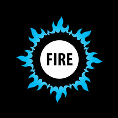 fire vector logo