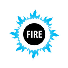 fire vector logo