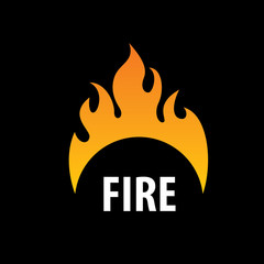 fire vector logo