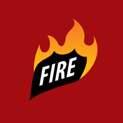 fire vector logo