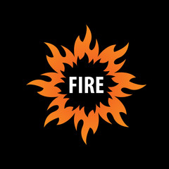 fire vector logo