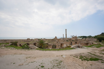 Archeological site of Carthage, Antonine Thermae, Tunis, Tunisia