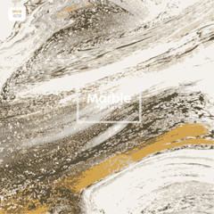 Abstract stone texture. Vector grey and orange marble background.