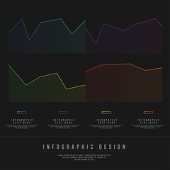 Minimal Style Vector infographic template. Business concept for content, diagram, flowchart, steps, parts, timeline infographics, workflow layout, chart