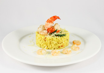 Risotto with royal shrimp 4