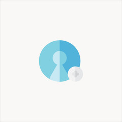 profile icon flat design