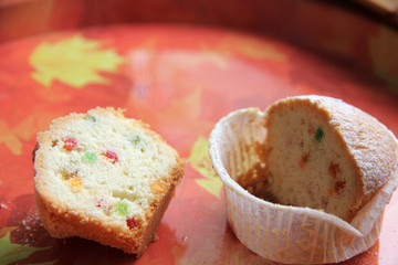 Easter cake with candied fruit