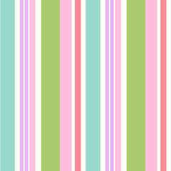 Pastel striped seamless pattern. Colorful line vector background. Pastel tones of vertical stripes.