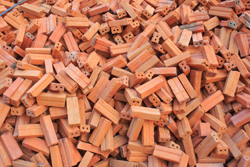 Red brick wall background