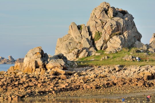 Les rochers de Pors-Scaff en Bretagne