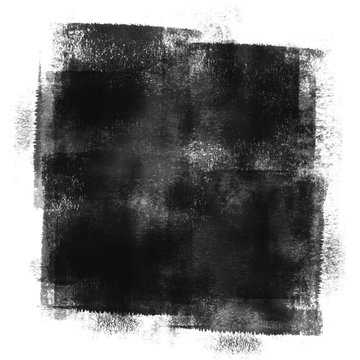 Paint brush on the wall