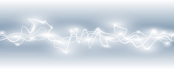 Abstract smooth glow light wave