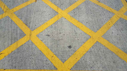 Grungy yellow road paint pattern