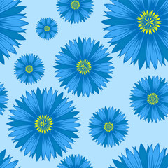 blue flower background