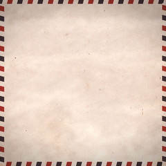 Old and vintage empty page of letter with grunge effect