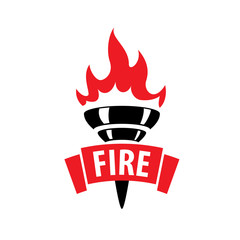 fire vector logo