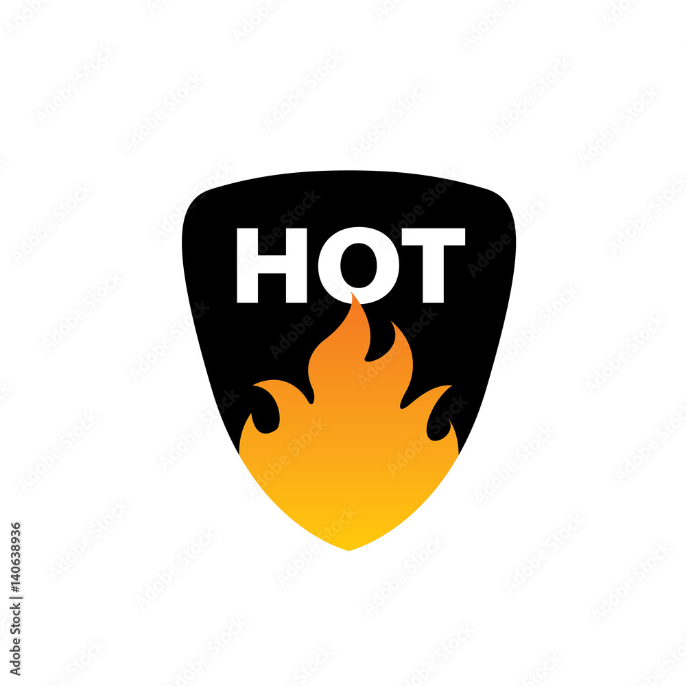 Canvas Prints fire vector logo