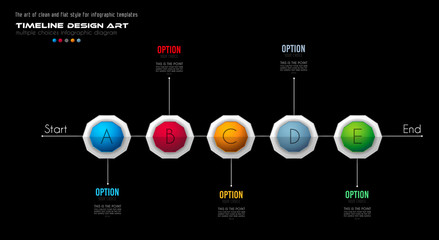 Infograph Brochure template with a lot of choices and a lot of infographic design elements and mockups. Teamwork ideas, branstorming sessions and generic business plan presentationsl.