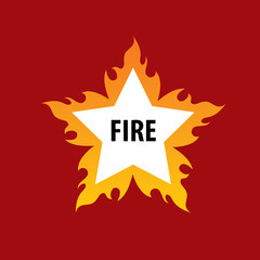 fire vector logo