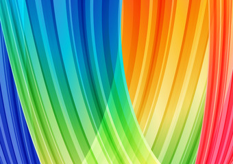 Bright  strips curved background