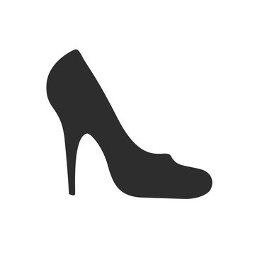 High heels shoes icon.