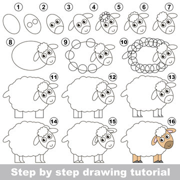 Drawing tutorial for preschool children.