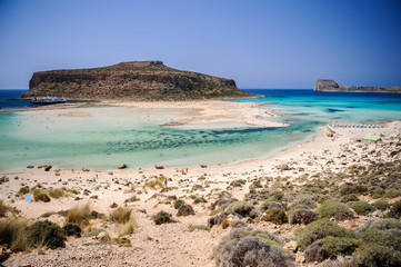 Balos Lagoon, Crete island