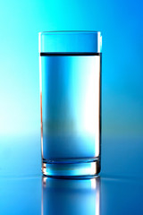 Glass of water - studio shot