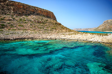 Balos Lagoon, Crete island