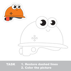 Trace game for Engine tool. Object from set of Power Tools.