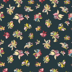 Fototapeta premium Seamless flower pattern