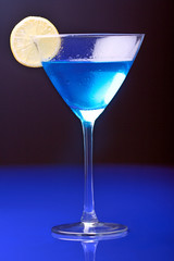 Close up of martini glass
