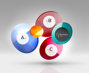 Vector circle infographics