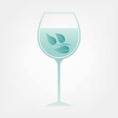 Glass and water