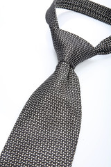Tie on white background - close-up