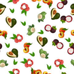 exotic tropical fruit