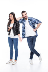 Obraz premium Beautiful young couple