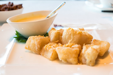 Baked cod fish with cheese