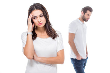 Young stressed woman