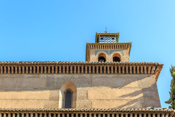 Obraz premium View of a part of a building of Arab architecture