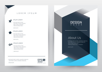 Cover Design Vector template  set for Brochure, Annual Report, Magazine,Poster, Corporate Presentation, Portfolio, Flyer, Banner, Website. A4 size