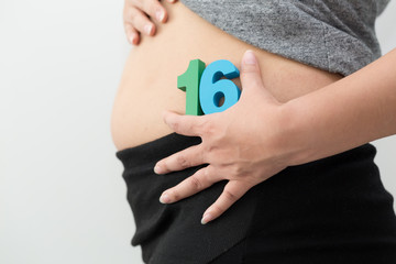 Sixteen weeks of pregnancy