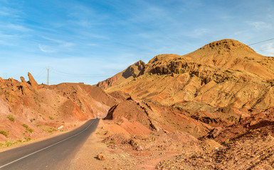 Landscape of Dades Valley in the High Atlas Mountains, Morocco