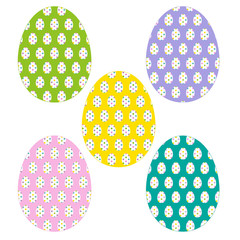 polka dot easter eggs