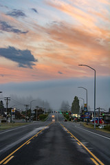 Fototapeta na wymiar Oak Harbor Sunrise, Washington