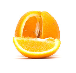 Orange isolated on white background